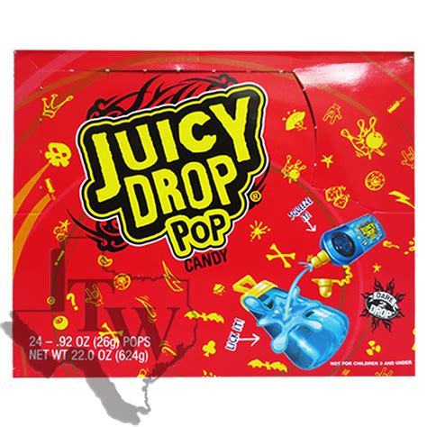 JUICY DROP POP CANDY 24ct 0.92oz - Fancy Candy - Candy, Mints & Gums - Texas Wholesale