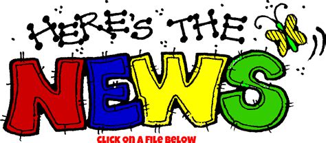 Weekly Newsletters - Here's The News Clipart - Full Size Clipart ...