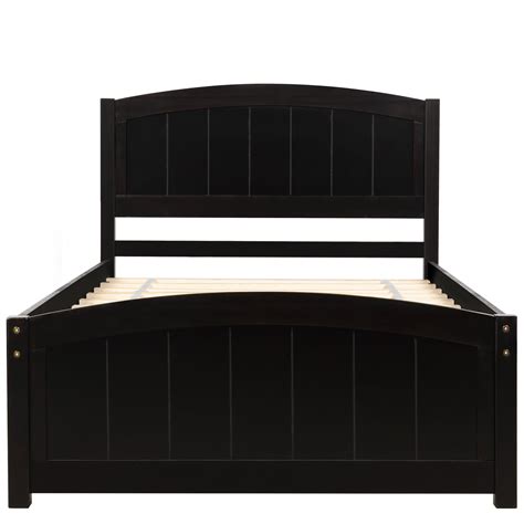 Buy uhomepro Twin Bed Frames for Kids, Mordern Platform Bed Frame with Headboard and Footboard ...