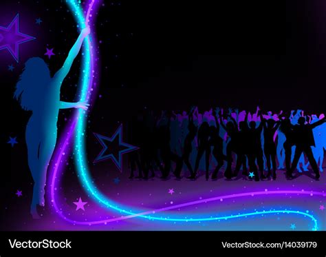 Dance party background Royalty Free Vector Image