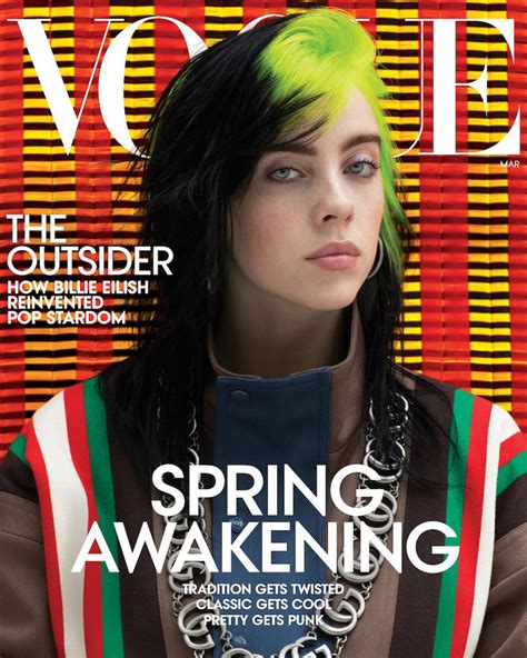 US VOGUE MAGAZINE March 2020: Billie Eilish Cover - YourCelebrityMagazines