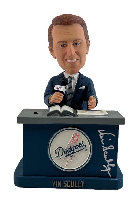 Lot Detail - Vin Scully Signed Limited Edition Bobblehead (PSA/DNA)