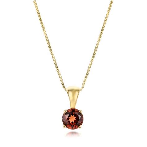 Garnet Pendant #100964 - Seattle Bellevue | Joseph Jewelry