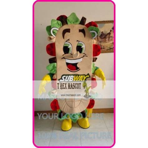 Mascot Subway Sandwich Subman Mascot Costume