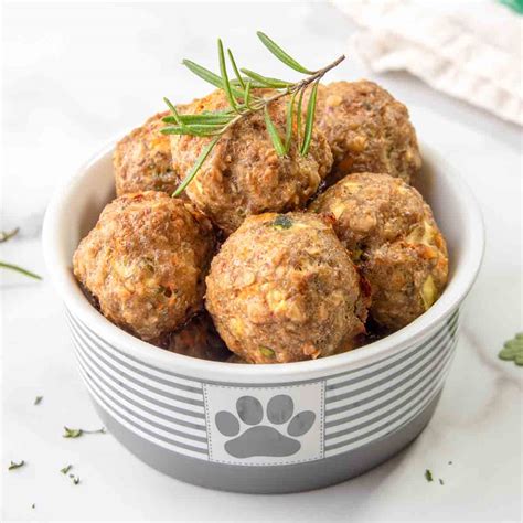 Best Homemade Meatballs For Dogs Recipe - Spoiled Hounds