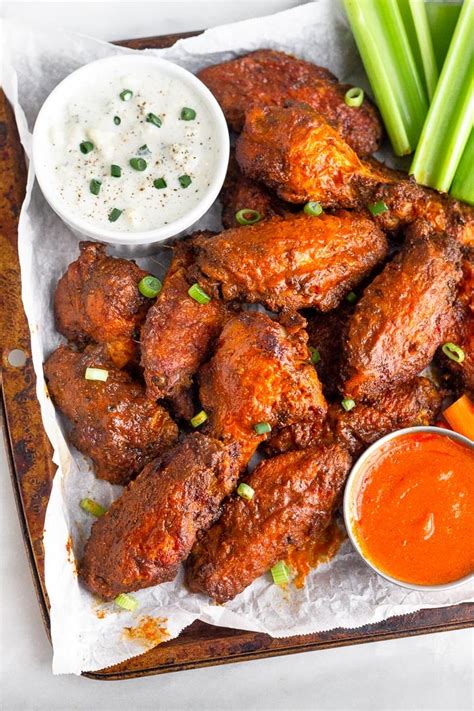 Air Fryer Buffalo Wings (Gluten Free) - Eat the Gains