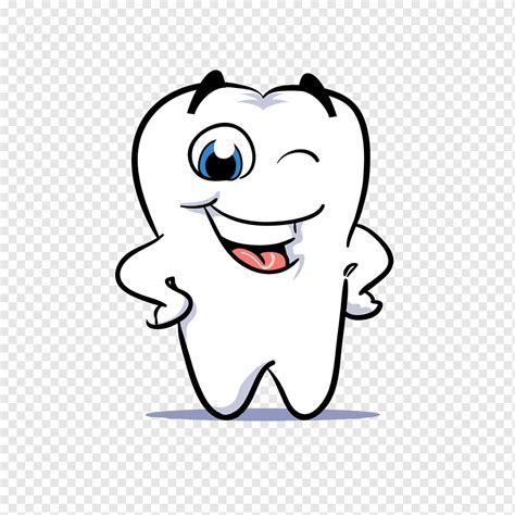 White tooth, Human tooth Dentistry Smile, Cartoon white teeth, cartoon ...