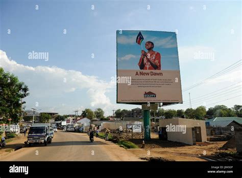 SOUTH SUDAN, capital city Juba / SUED-SUDAN Hauptstadt Juba Stock Photo ...