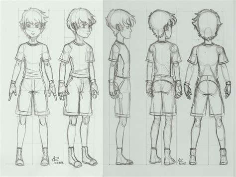 Character turnaround by Aleru-92 on DeviantArt | Character turnaround ...