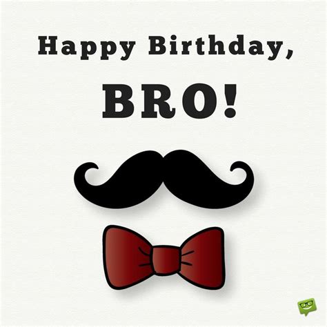 Birthday-wish-for-brother-on-card-with-hipster-moustache-1 - Supportive Guru