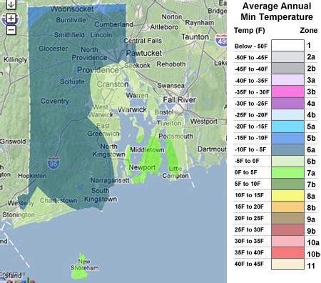 Rhode Island Zones (for Gardening & Palm Trees) | Rhode island, Palm ...