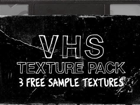 Free VHS Texture Pack by Timothy Swim on Dribbble