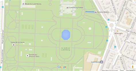 Paris Luxembourg Gardens Map - Share Map