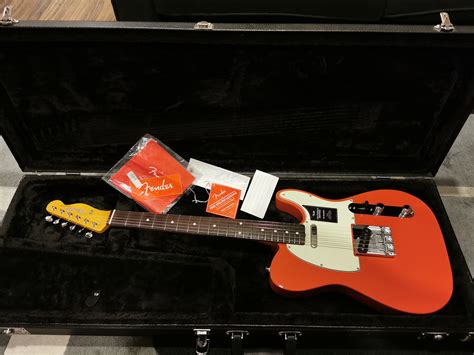 SOLD - Fiesta Red 2023 fender telecaster 60s | The Canadian Guitar Forum