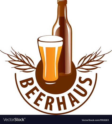 Beer logo Royalty Free Vector Image - VectorStock