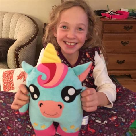 My daughter is thrilled with her birthday gift of a Unicorn made by @monstersfamilyworld 😀🦄 ...