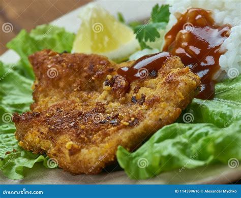 Breaded Beef Steak stock photo. Image of butter, breaded - 114399616