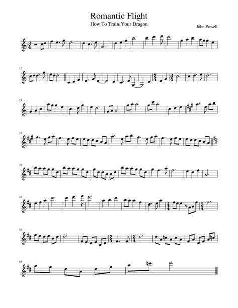 Romantic Flight Sheet music for Violin (Solo) | Musescore.com