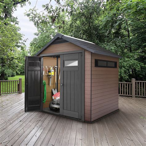 7.5X7.5 Fusion Apex Composite Shed | Departments | DIY at B&Q