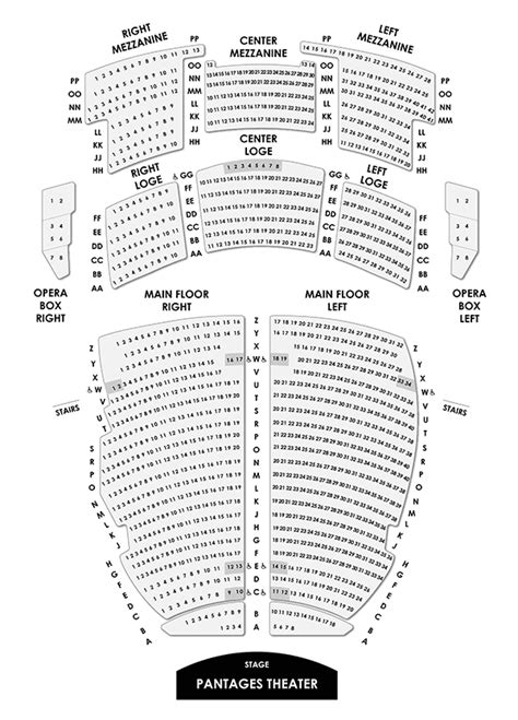 Seating Charts | Tacoma City Theaters