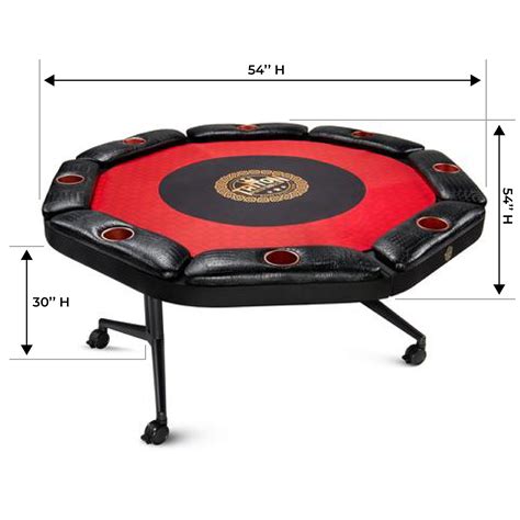 6 to 8 Player Round Poker Table + Chairs + Mat Combo Deal – TRITON ...