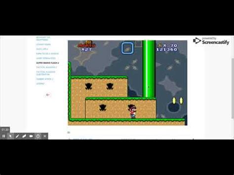 Super Mario flash 2 - UNBLOCKED GAMES - YouTube