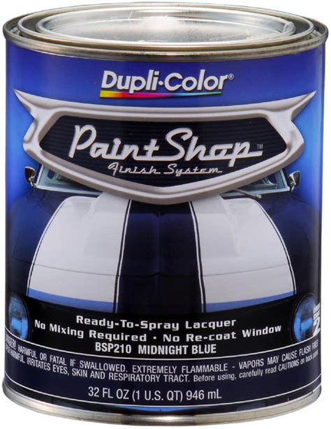 Dupli-Color Paint Shop Finish System, Midnight Blue, 32 oz. | 159016 | Pep Boys