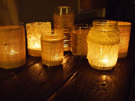 our urban cottage: Rustic candle holders diy