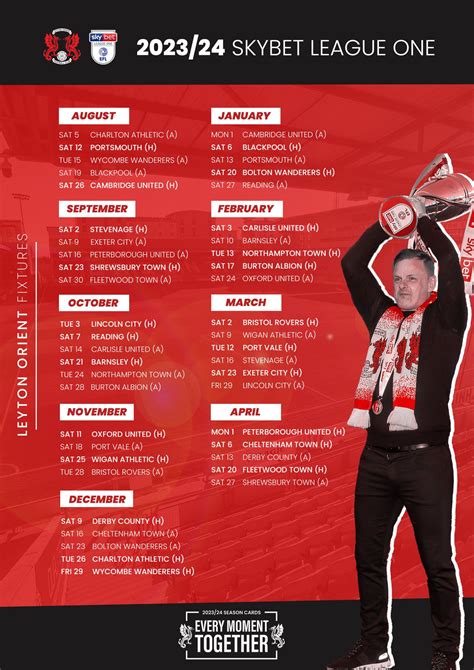 Leyton Orient FC on Twitter: "📆 Your 2023/24 Sky Bet League One fixtures! The O's start the ...