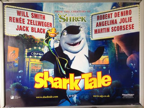 Cinema Poster: SHARK TALE 2004 (Main Quad) DreamWorks Animation | eBay