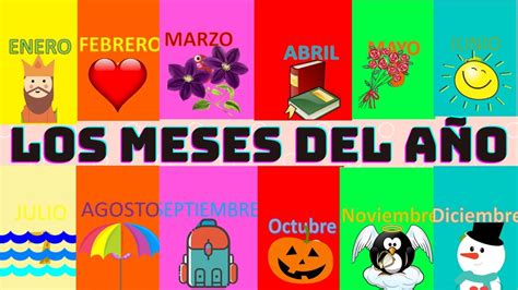 Los Meses Del Año Para Niños - typetrust