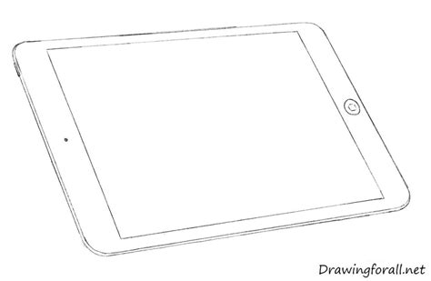 How to Draw an iPad | Drawingforall.net