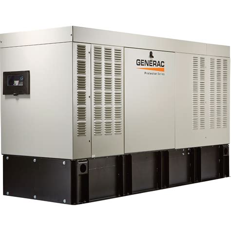 Generac Protector Series Diesel Home Standby Generator — 50kW, 277/480 Volts, 3-Phase, Model ...