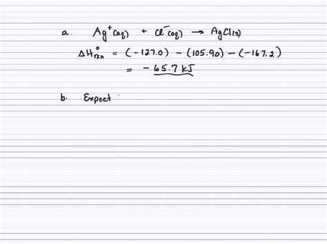 SOLVED:The precipitation reaction between AgNO3(a q) and NaCl(a q) proceeds as follows: AgNO3(a ...