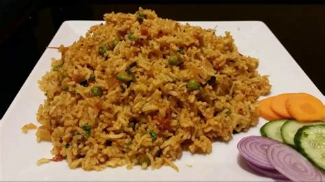 Tomato Fried Rice - Variety Rice Recipes South Indian Style - YouTube