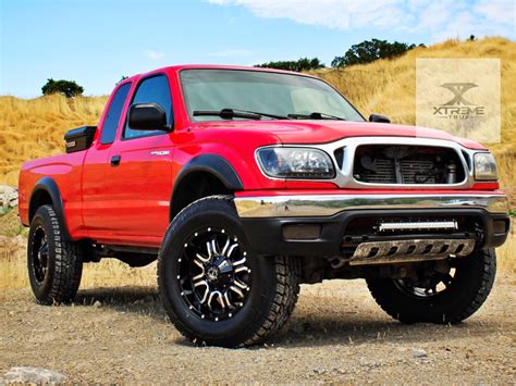 For Textured Black 95-04 Toyota Tacoma Extended Fender Flares Bolt On ...