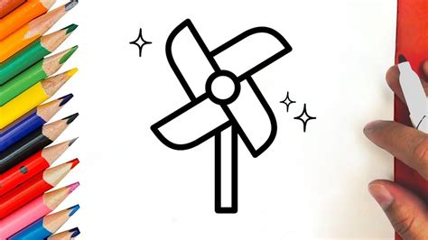 How to draw Wind Turbine in 2023 | Drawings, Drawing class, Draw