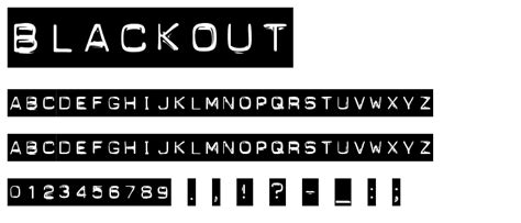 Blackout Font : Techno Square : pickafont.com