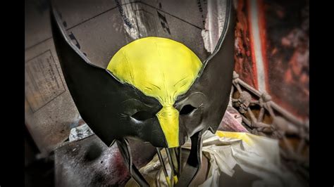 Wolverine Comic mask DIY cosplay build - YouTube