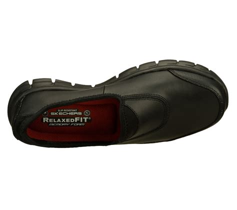 Skechers Sure Track Relaxed Fit - Work 76536 Black – Famous Rock Shop