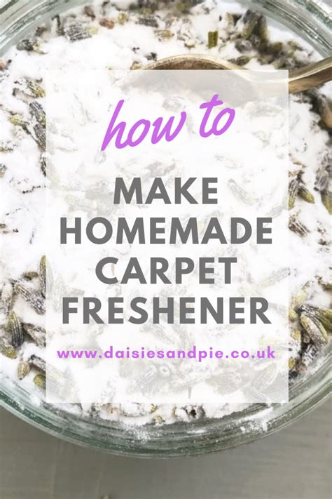 Homemade Carpet Freshener - Green Cleaning Recipe - Daisies & Pie