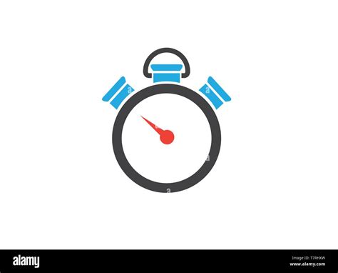 chronometer timer symbol for countdown vector logo illustration on white background Stock Vector ...