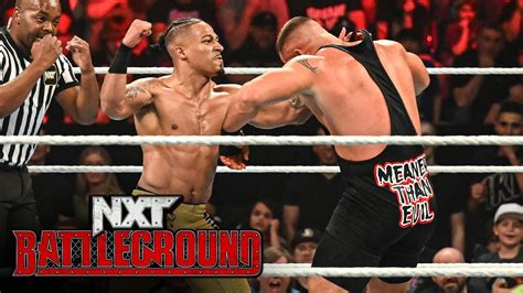 Carmelo Hayes vs. Bron Breakker – NXT Championship Match: NXT Battleground 2023 highlights - YouTube