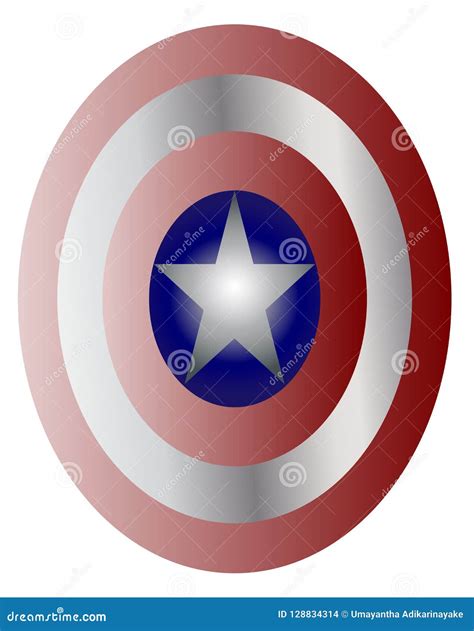 Captain America Shield editorial stock image. Illustration of captain ...