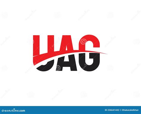 UAG Letter Initial Logo Design Vector Illustration Stock Vector - Illustration of isolated ...