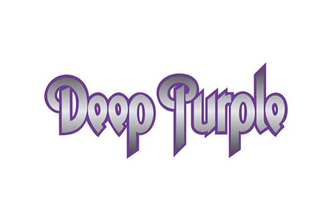 Deep Purple logo | Purple logo design, Clothing logo design, Logo design template