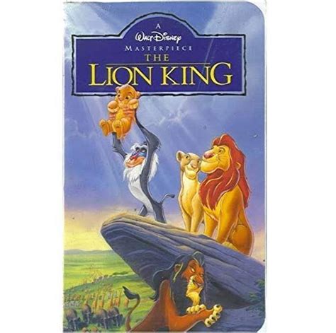 A Walt Disney Masterpiece-The Lion King VHS Tape - Walmart.com