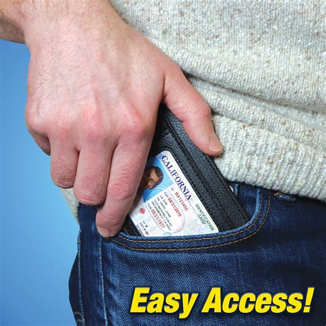 LOCK WALLET SLIM AS SEEN ON TV RFID BLOCKING WALLET - Walmart.com