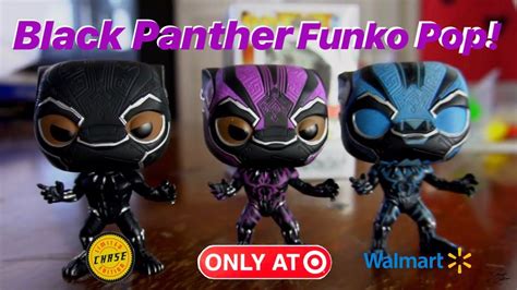 Black Panther Funko Pop Puple Glow In The Dark Target Exclusive T-Shirt ...