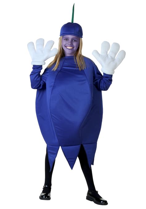 Child Blueberry Costume | Kid's Food Halloween Costumes